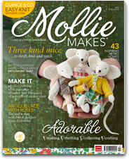 Mollie Makes: new creative craft magazine for crochet, knitting, quilting, fashion and homes